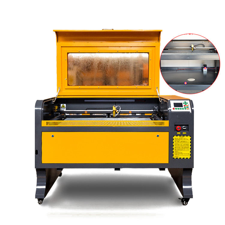Hot Sales CNC Laser Engravent Machine/ Laser Cutter 4060/9060 voor acryl voor houten glazen marmeren lederen MDF -papierstof