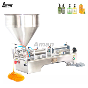 Semi-automatische water vloeibare honingsapsaus vulmachine