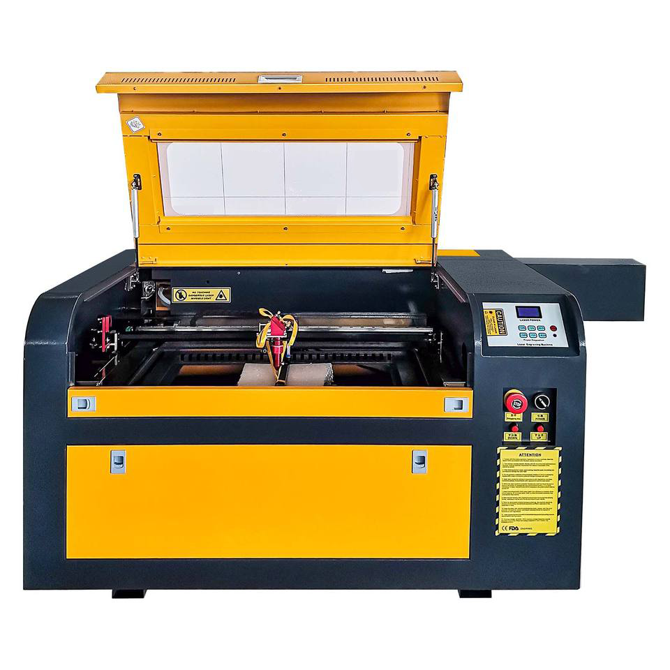Hot Sales CNC Laser Engravent Machine/ Laser Cutter 4060/9060 voor acryl voor houten glazen marmeren lederen MDF -papierstof